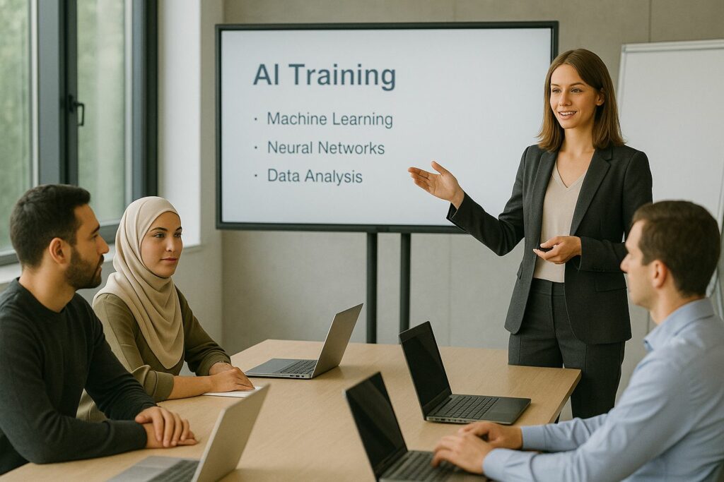 AI training group femal